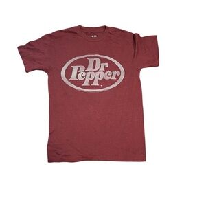 Dr Pepper Men's Red Short Sleeve Tee
